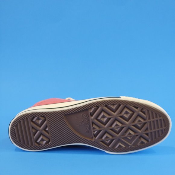 Converse Chuck 70 Hi Terracotta Pink Canvas Sneakers 170790C NWT - Picture 4 of 6